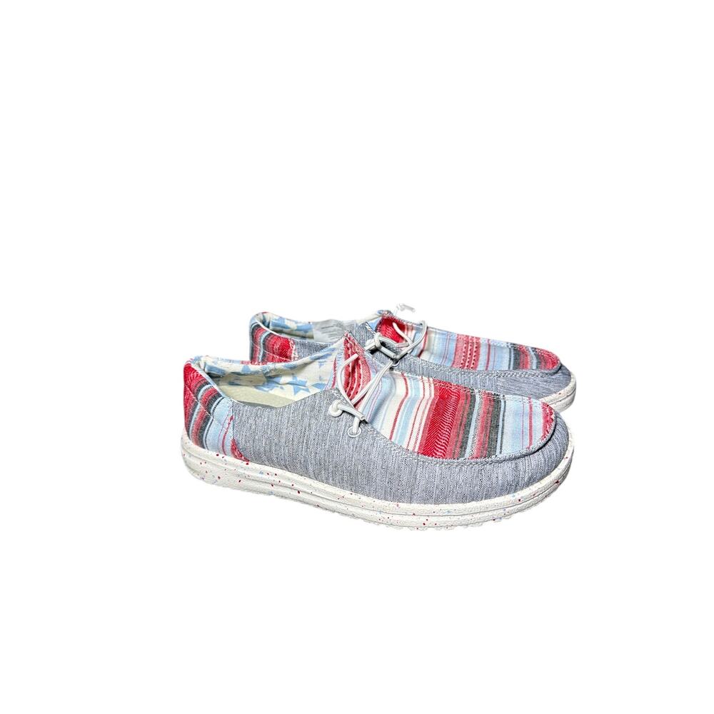 Hey Dude Wendy Funk Laredo Women’s Size 6 Stripped NEW
